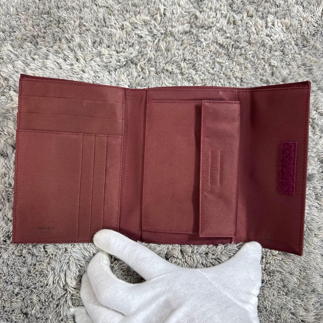 【美品】 PRADA プラダ 折り財布 ナイロンスポーツ ギャランティ付き