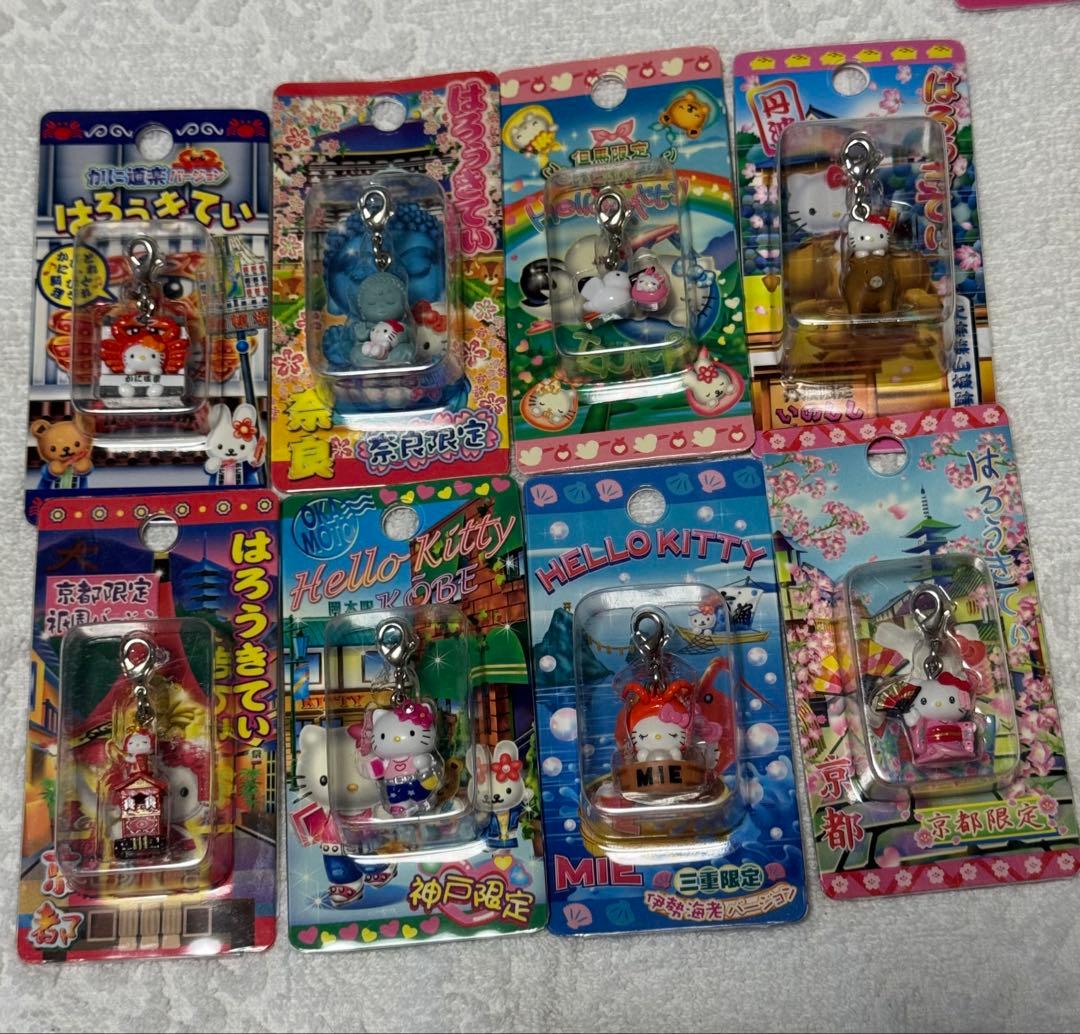 ご当地ハローキティ キーホルダー ファスナーマスコットセット 45個 近畿地方1