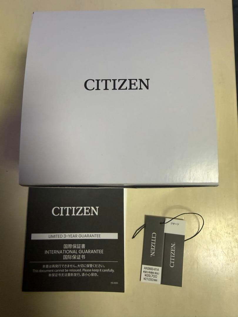 CITIZEN ツノクロノグラフ AN3660-81A