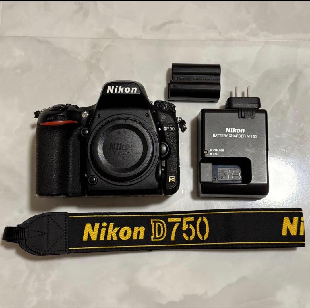 ❁美品❁Nikon ニコン デジタル一眼レフカメラ D750 ボディ ブラック