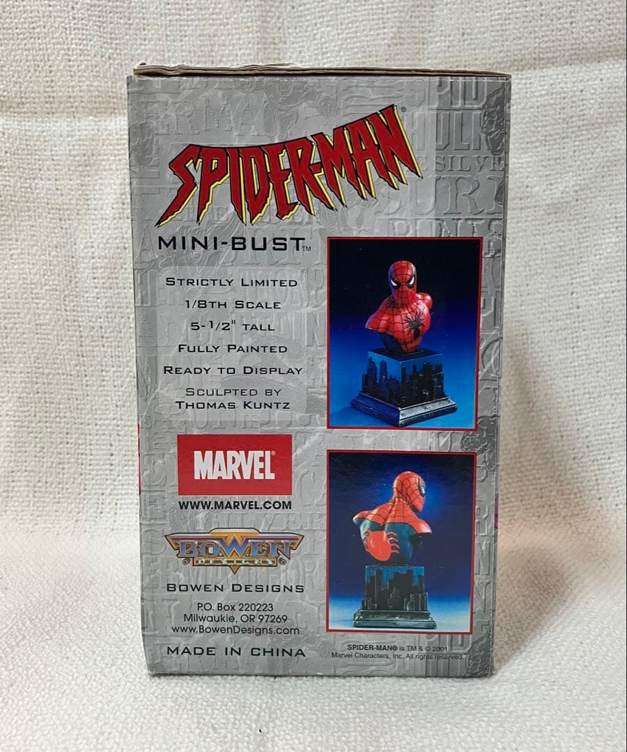 スパイダーマン「 ボウエン スパイダーマン ミニバストフィギュア 」新品