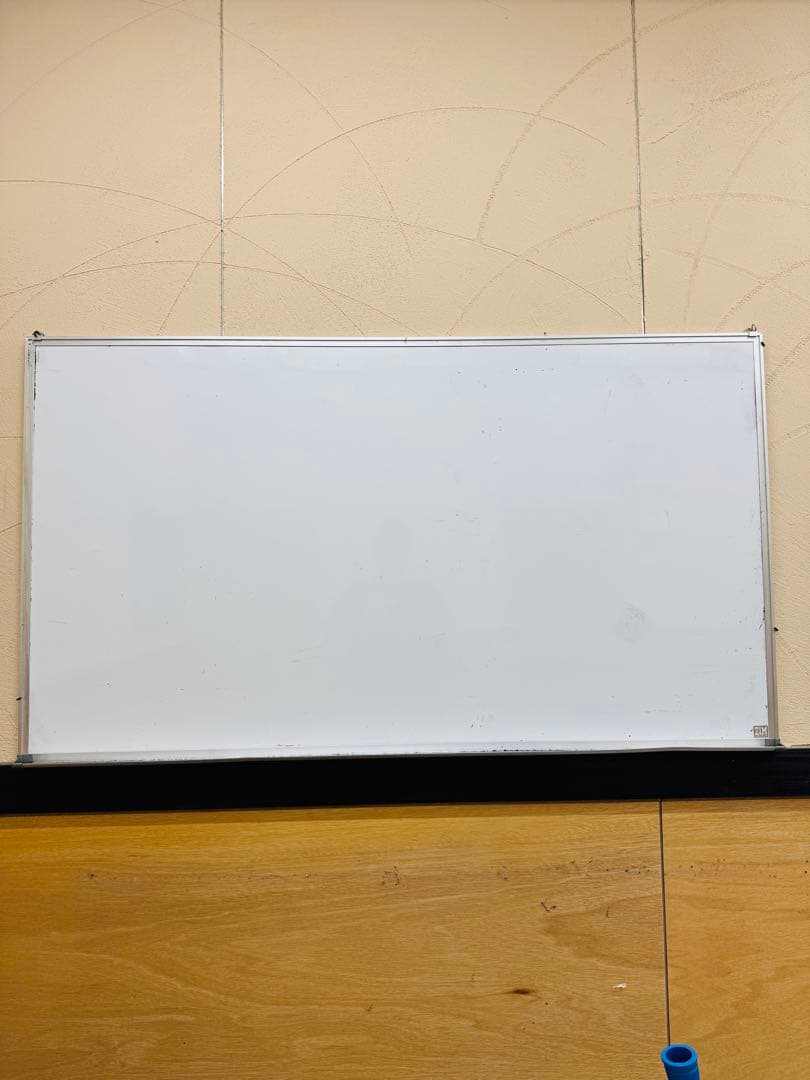 壁掛け ホワイトボード 黒板 160×90cm 事務用品 オフィス 軽量 大型