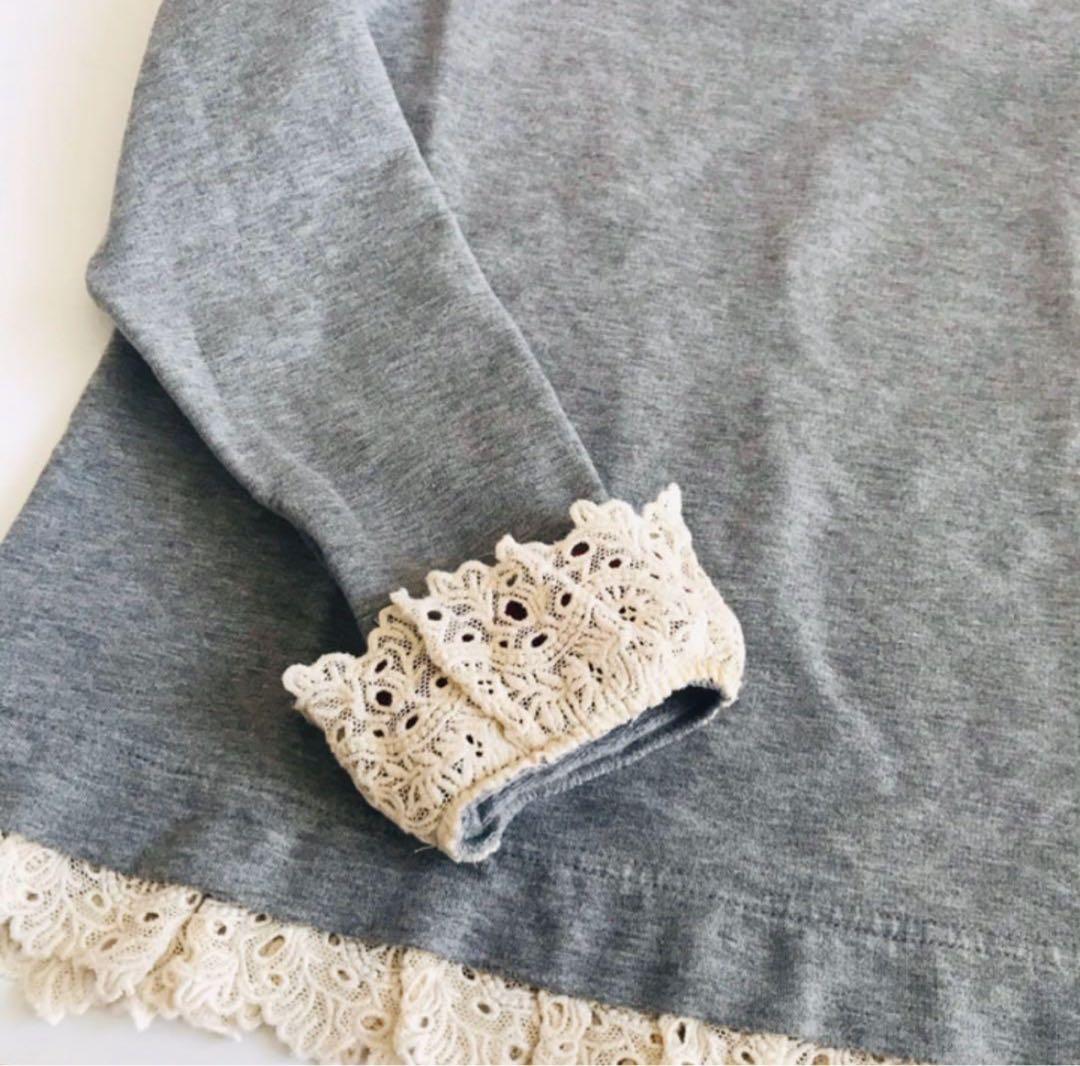 モンクレール　キッズ　トレーナー　フリル　130cm