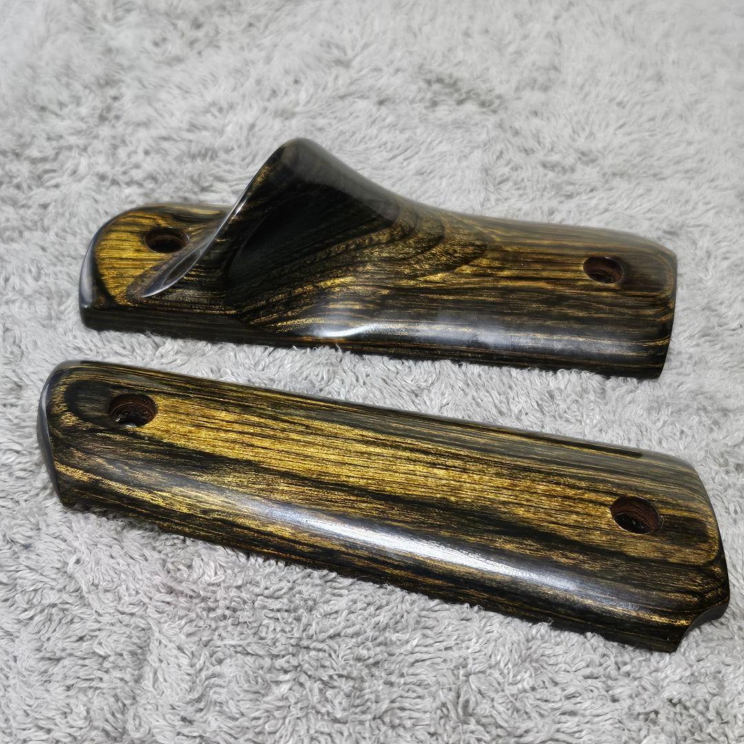 1911 ガバメント フルサイズ シューティング仕様 高級 木製グリップ