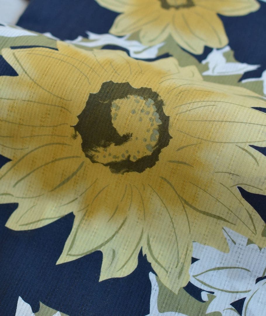 utatane 浴衣 3点セット ひまわり