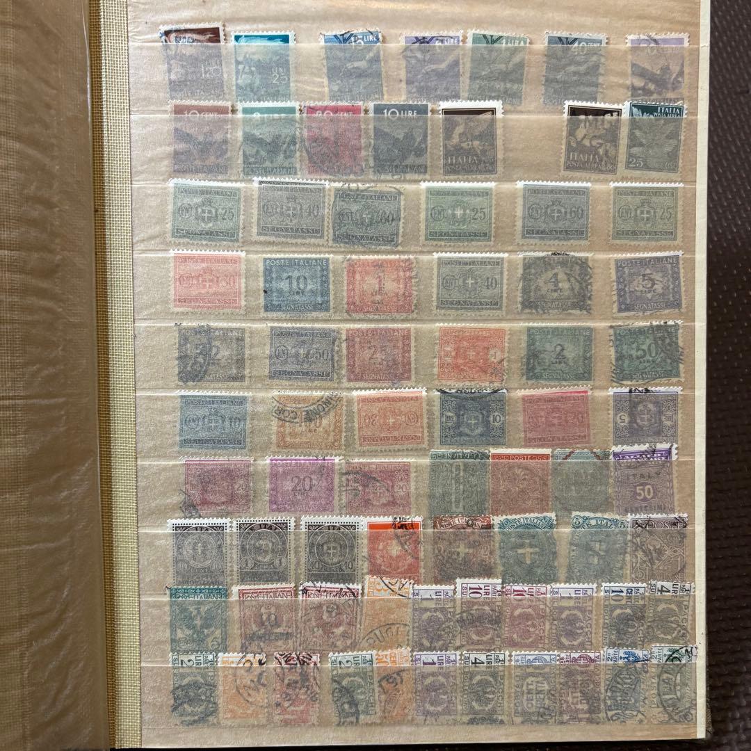 海外切手　使用済切手　まとめ　コレクションブック　20ページ