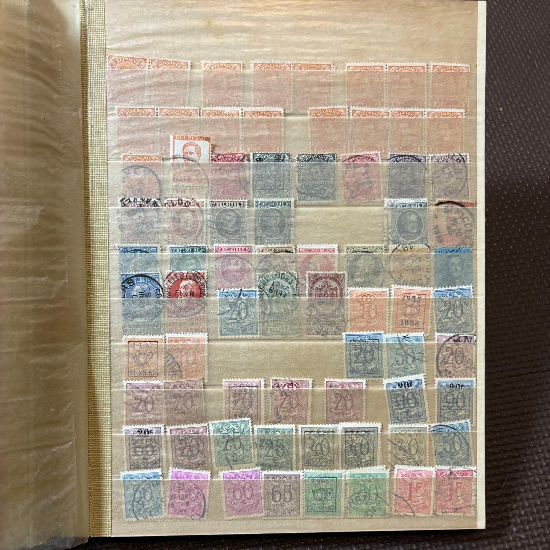 海外切手　使用済切手　まとめ　コレクションブック　20ページ