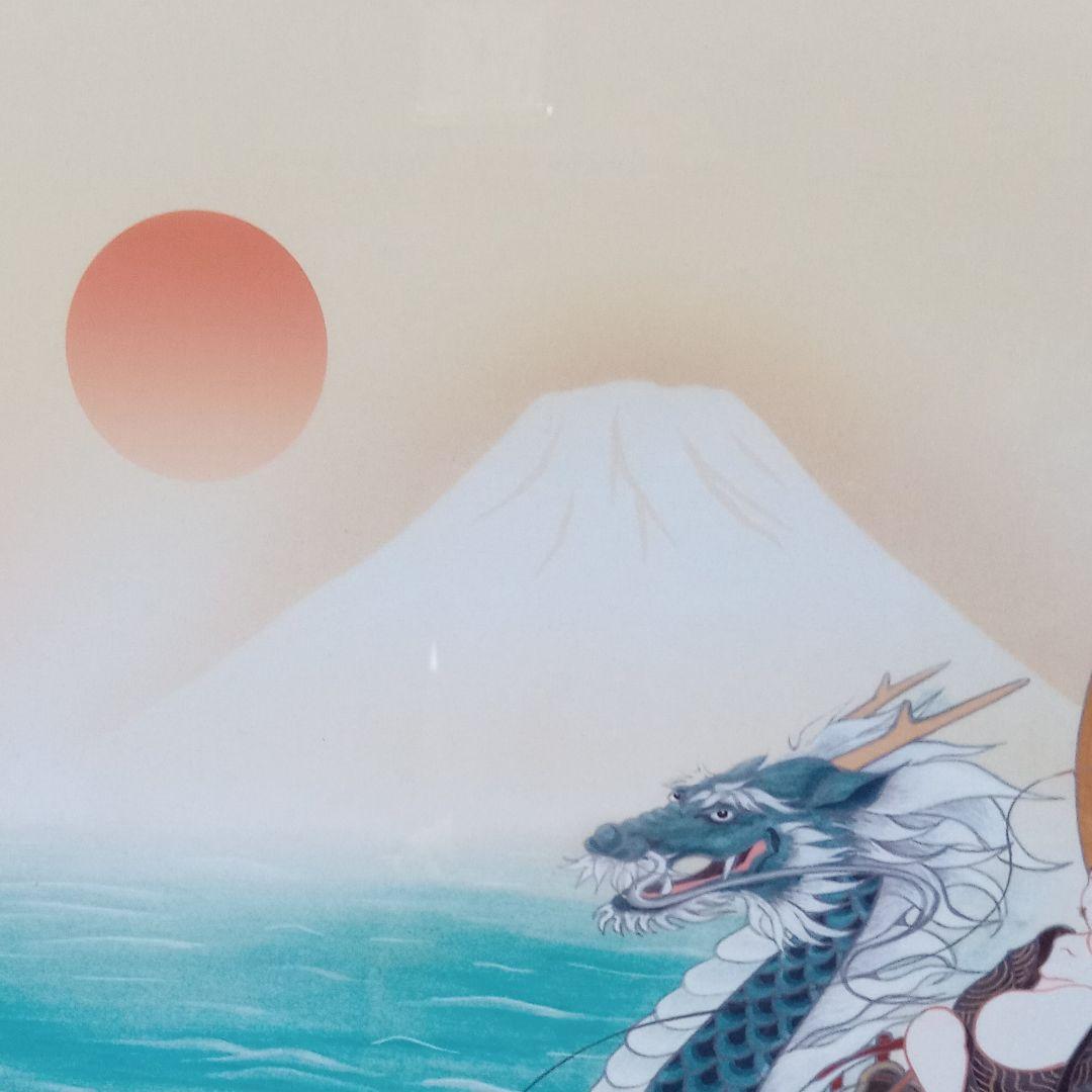 F6 人気の七福神　日の出　富士　宝船と目出度いづくし