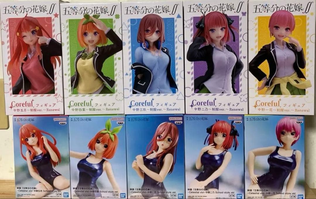 五等分の花嫁 フィギュア10点