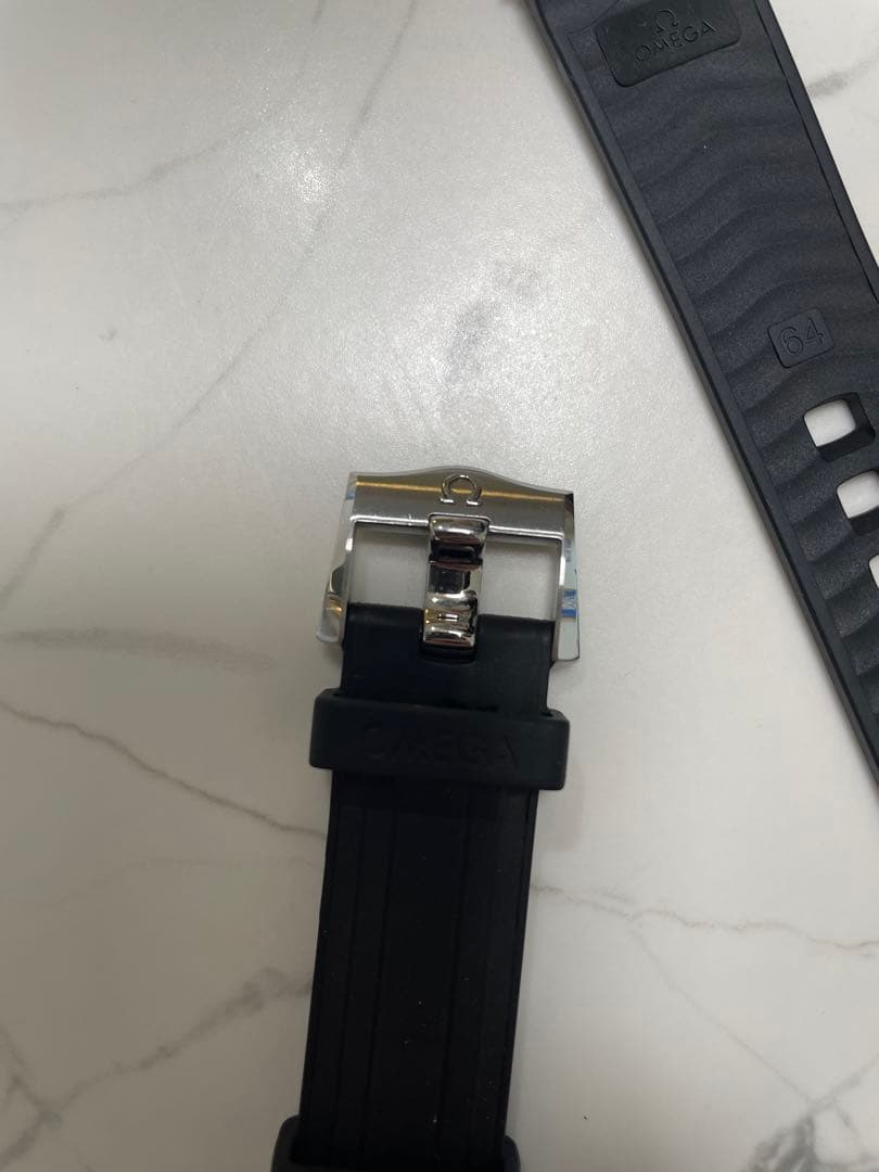 オメガシーマスターダイバー300m 純正ラバーベルト
