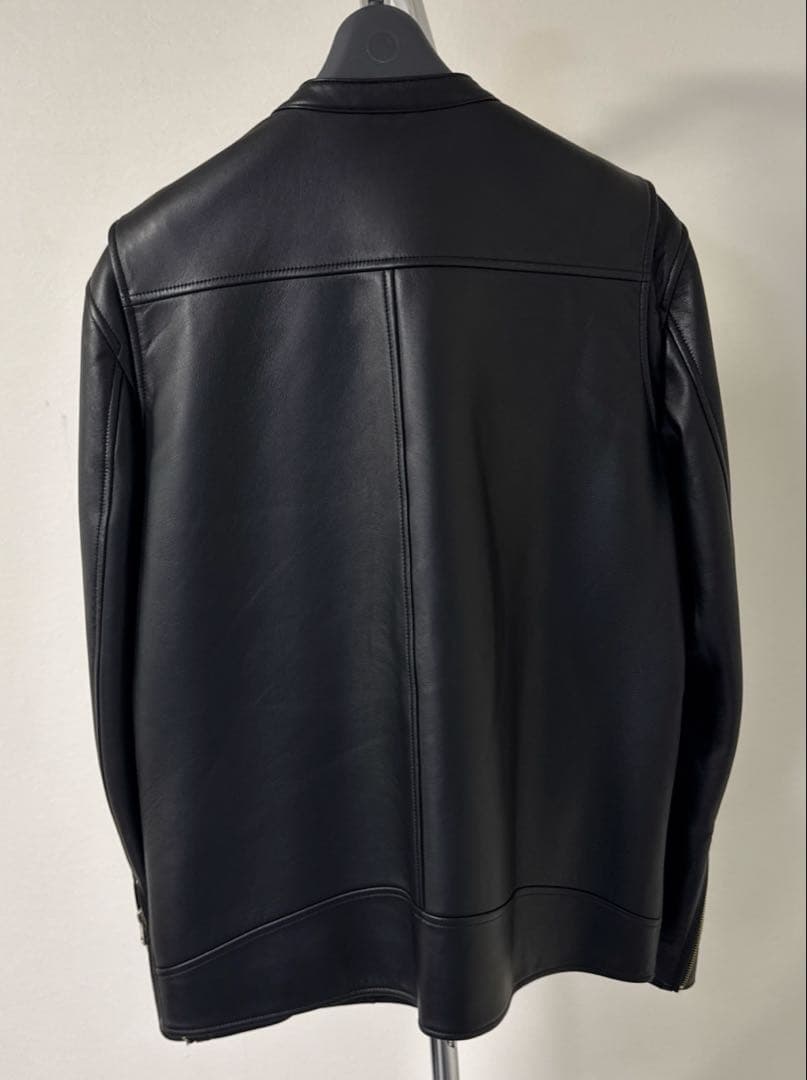 ユナイテッド東京 希少なサイズ4【XL】 ノーカラーシングルライダース