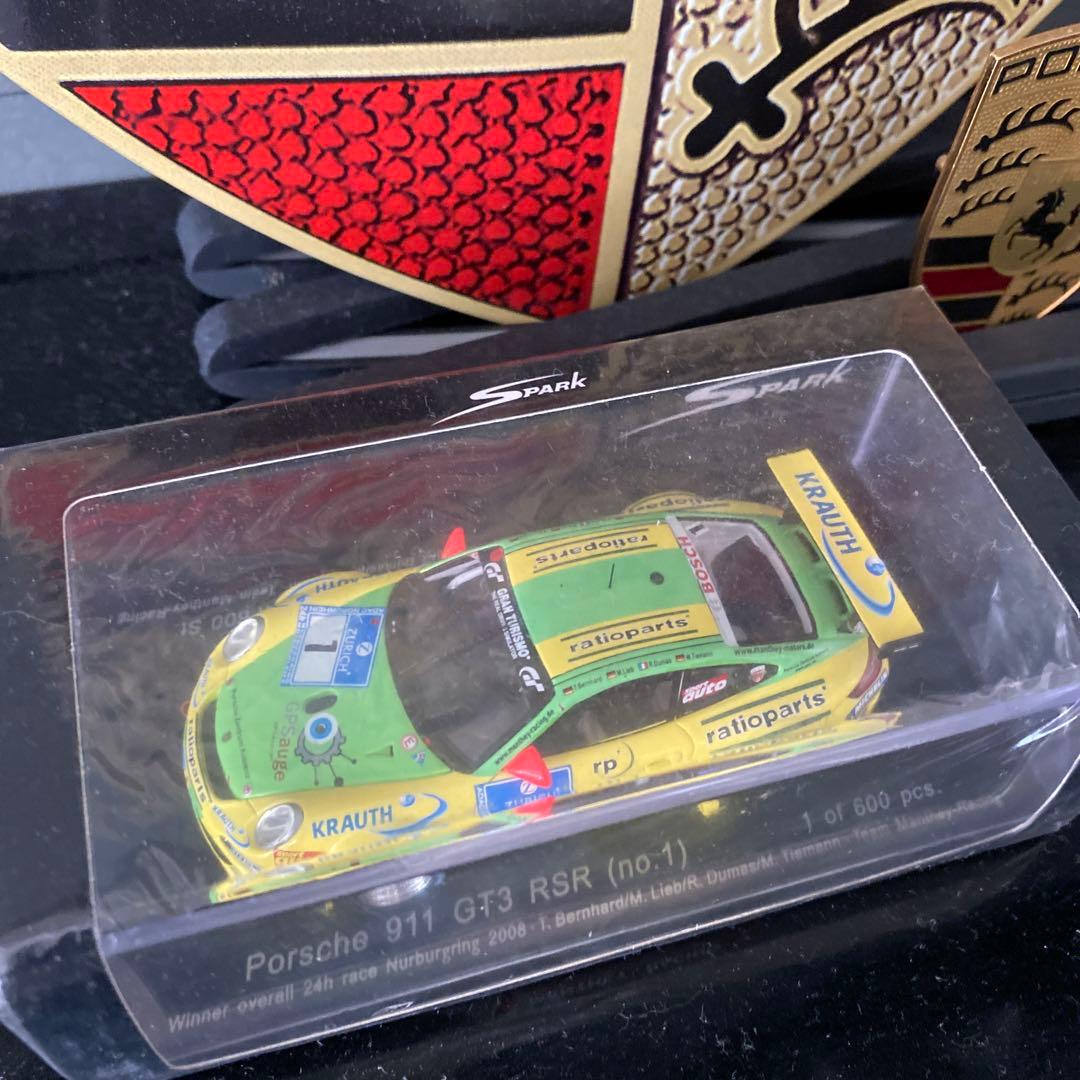 ミニカー MantheyRacing Porsche 911 GT3 RSR 2008