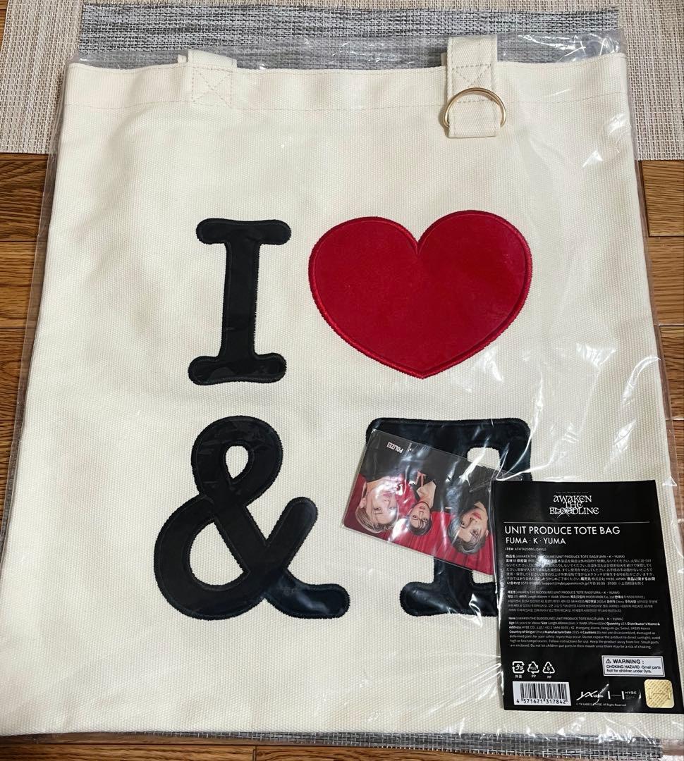 トレカ付き＆TEAMユニットプロデューストートバッグ