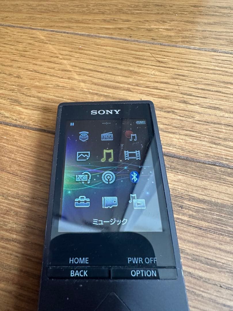 SONY ウォークマン NW-A25 16GBブラックUSBケーブル付き