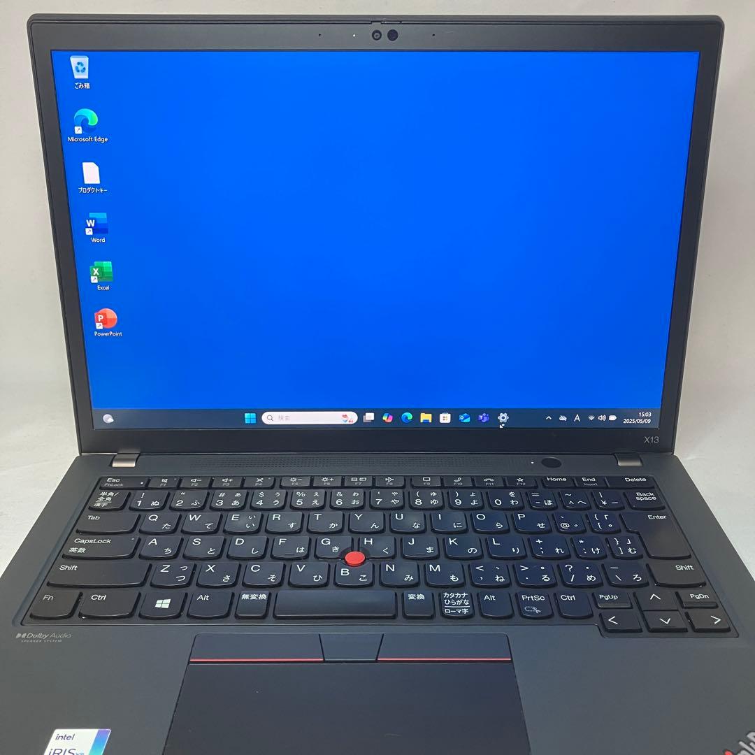 美品 ThinkPad X13 Gen2 11世代 i5 8GB WUXGA