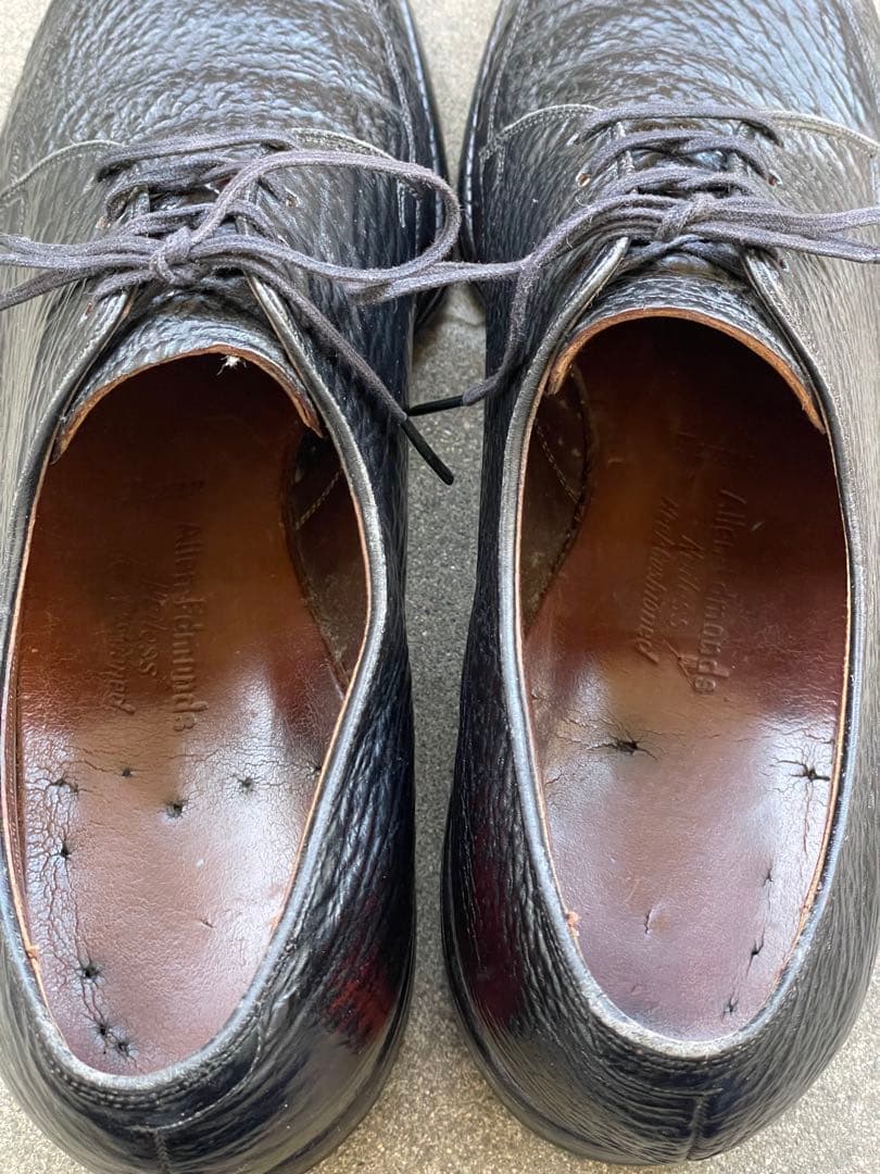 allen edmonds 60s texan シャークスキン　Vチップ