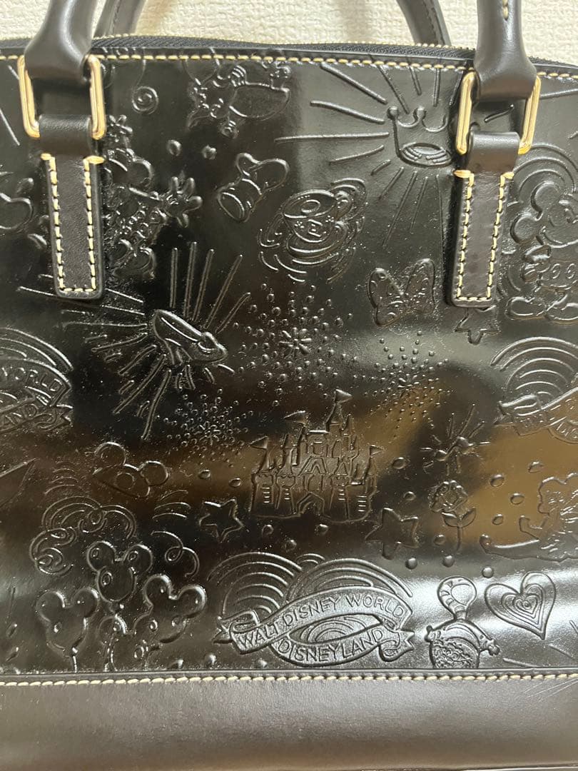 ドゥーニー&バーク　ディズニー コラボ　ハンドバッグ　ミッキー 美品　ショルダー