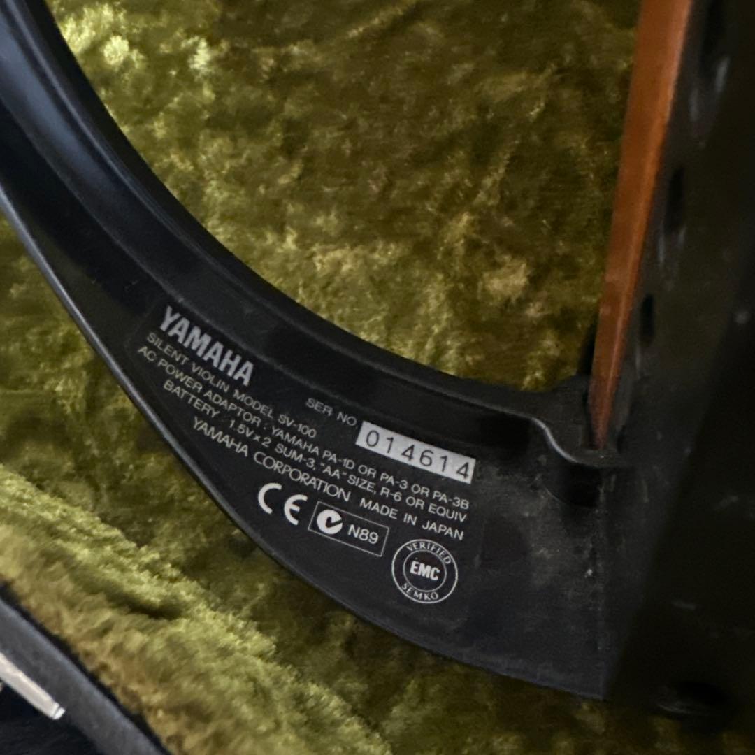 YAMAHA SV100 サイレントバイオリン 弦楽器 ケース付属