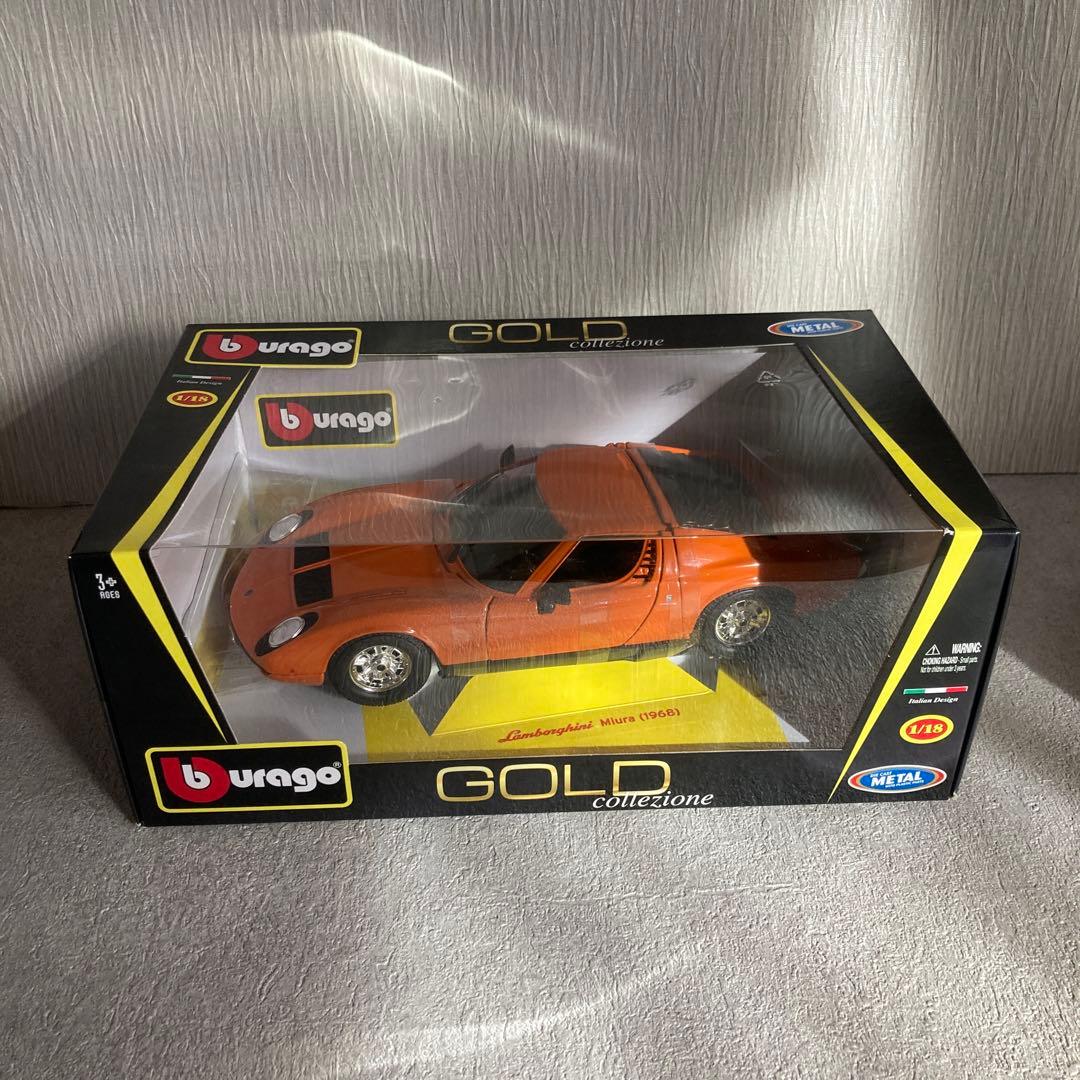 Bburago ブラーゴ　Lamborghini Miura 1/18 オレンジ