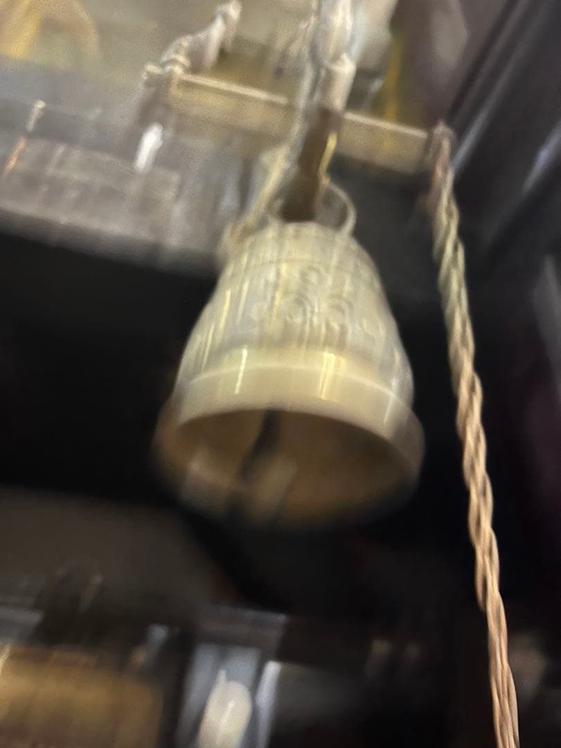 82です アンティーク真鍮製ドアベル、フランス製ドアベル、