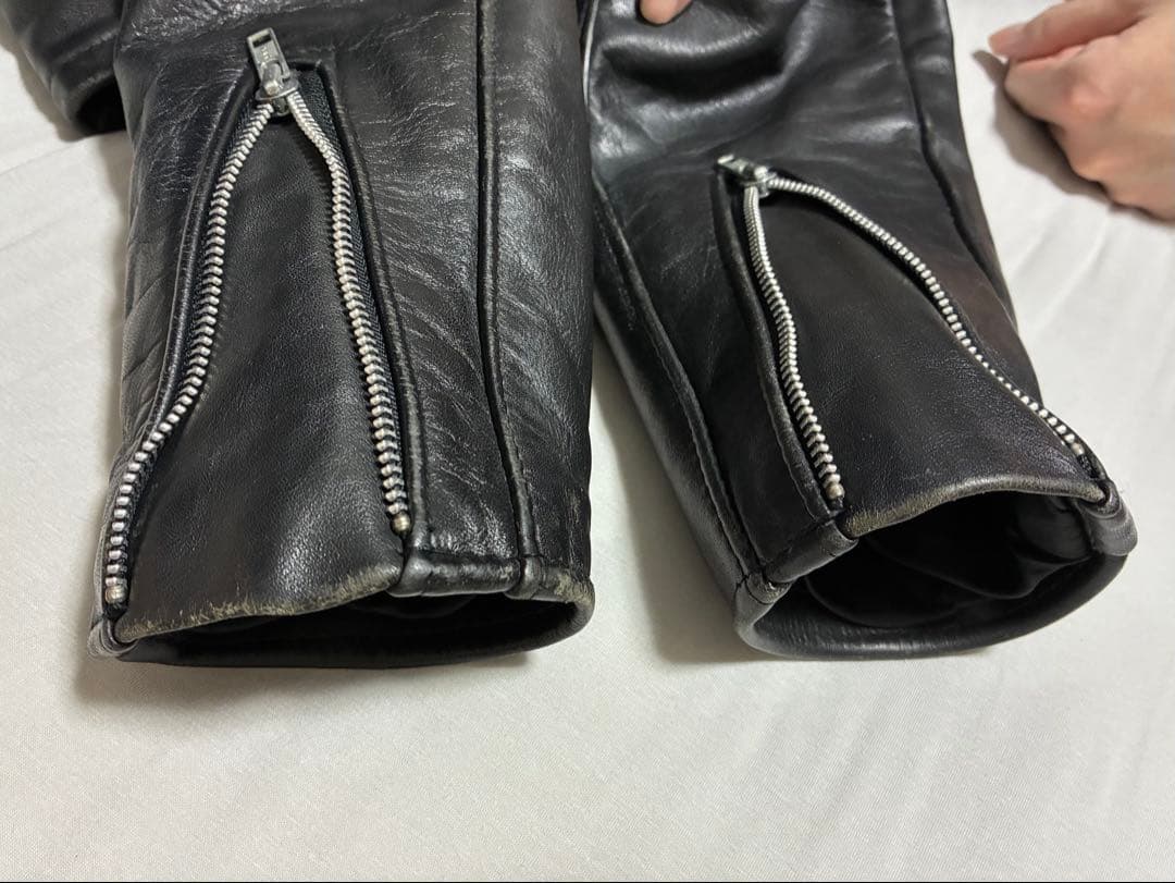 SCHOTT 641 シングルライダースジャケット ボアライナー 38 L相当