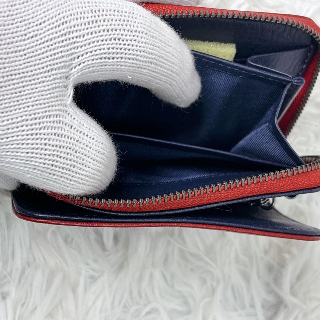 BURBERRY BLACK LABEL 赤 ケース　キーケース