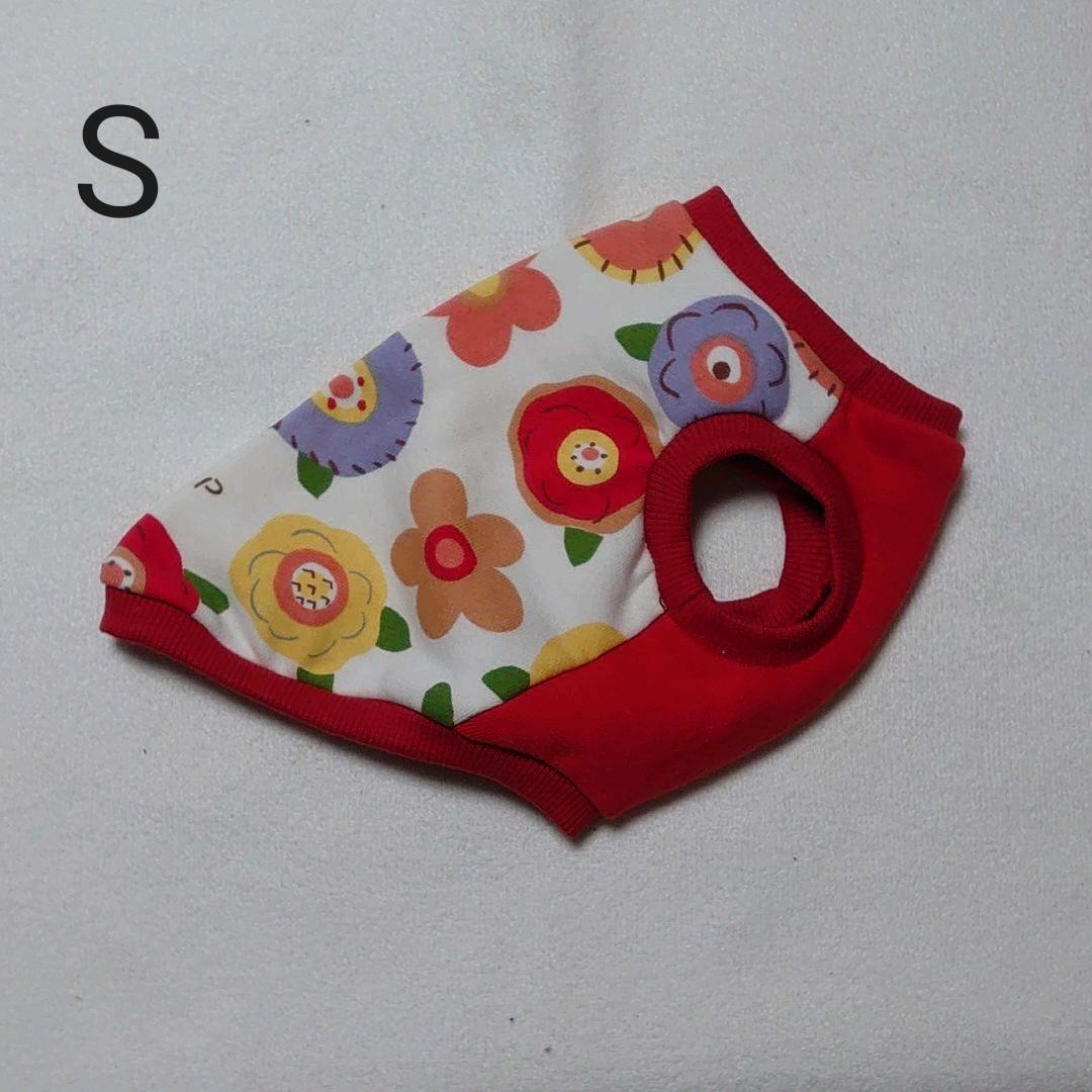 犬服 S わんこの普段着　大きな花