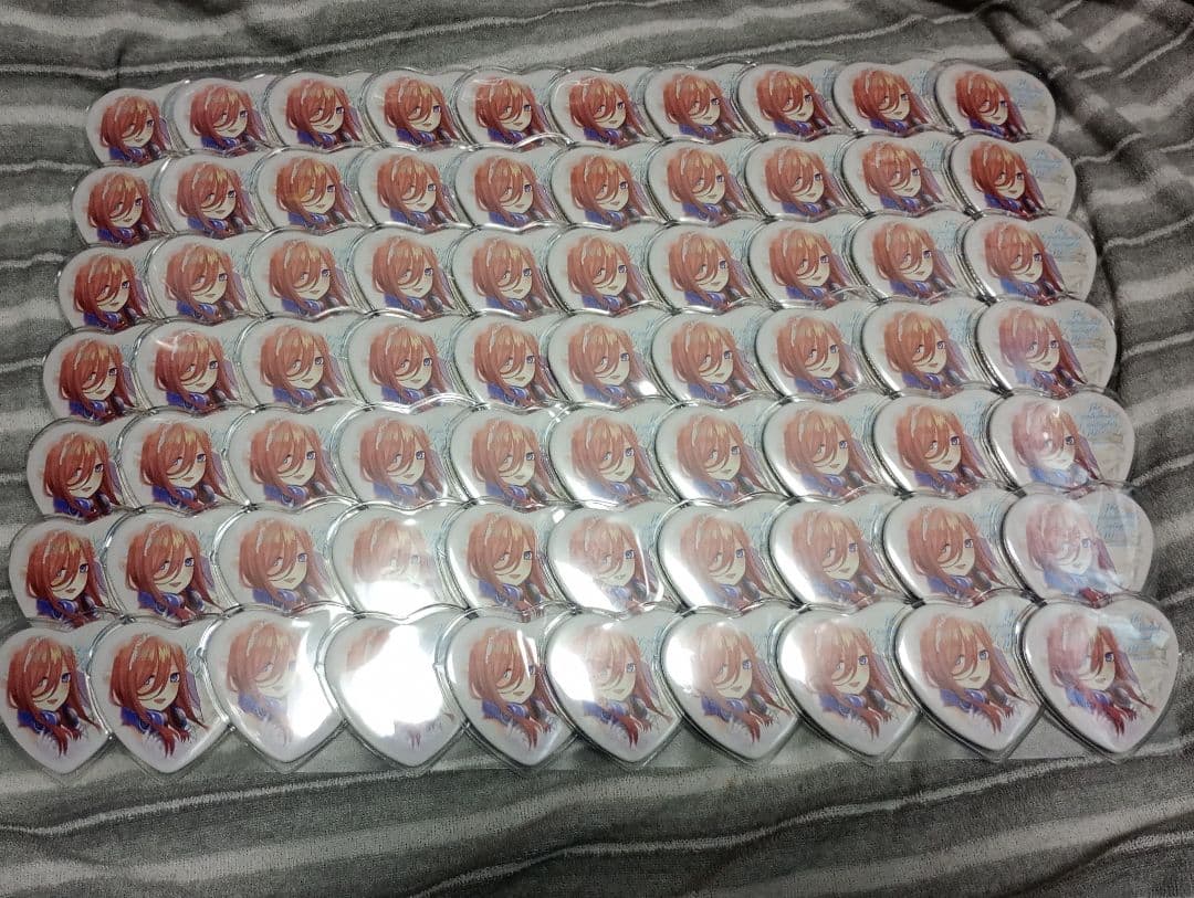 五等分の花嫁　中野三玖　缶バッジ