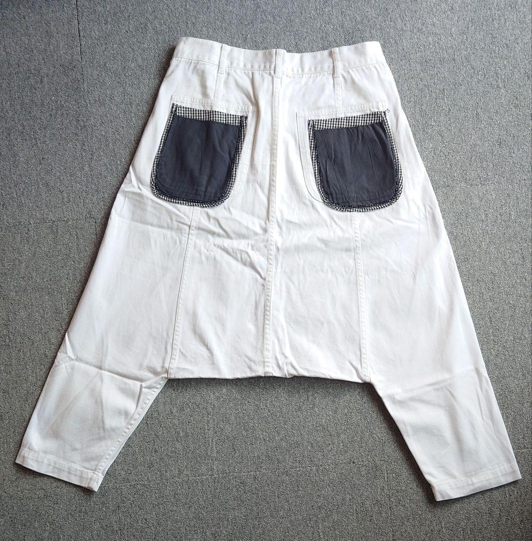 COMME des GARCONS　HOMME PLUS サルエルパンツ白色