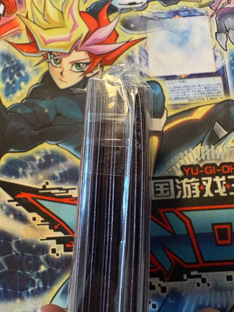 遊戯王　未開封　初期ロゴ　メタリックスリーブ　レッド　50枚　デラックスセット