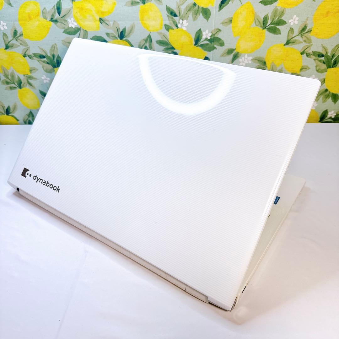 可愛い❤️東芝ダイナブック❤️ホワイトノート❤️ネットや事務に❤️インスタや動画編集も❤️