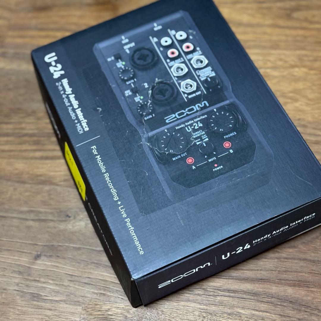 ZOOM U-24 オーディオインターフェイス