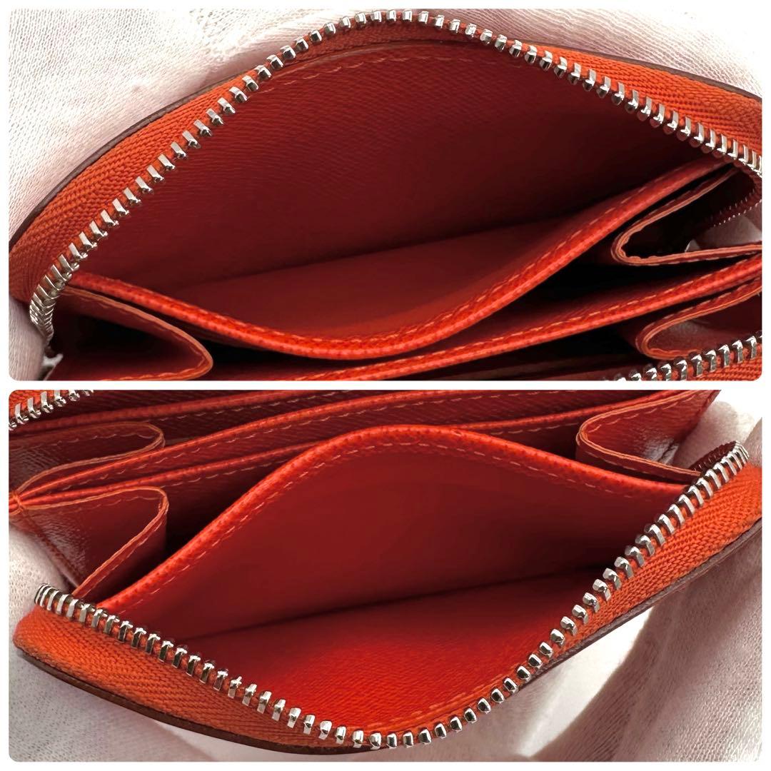【極美品】ルイヴィトン エピ ジッピーパース 小銭入れ ピモン オレンジ