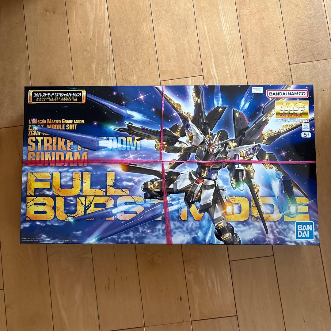 新品 MG ストライクフリーダムガンダム フルバーストモード ガンプラ SEED