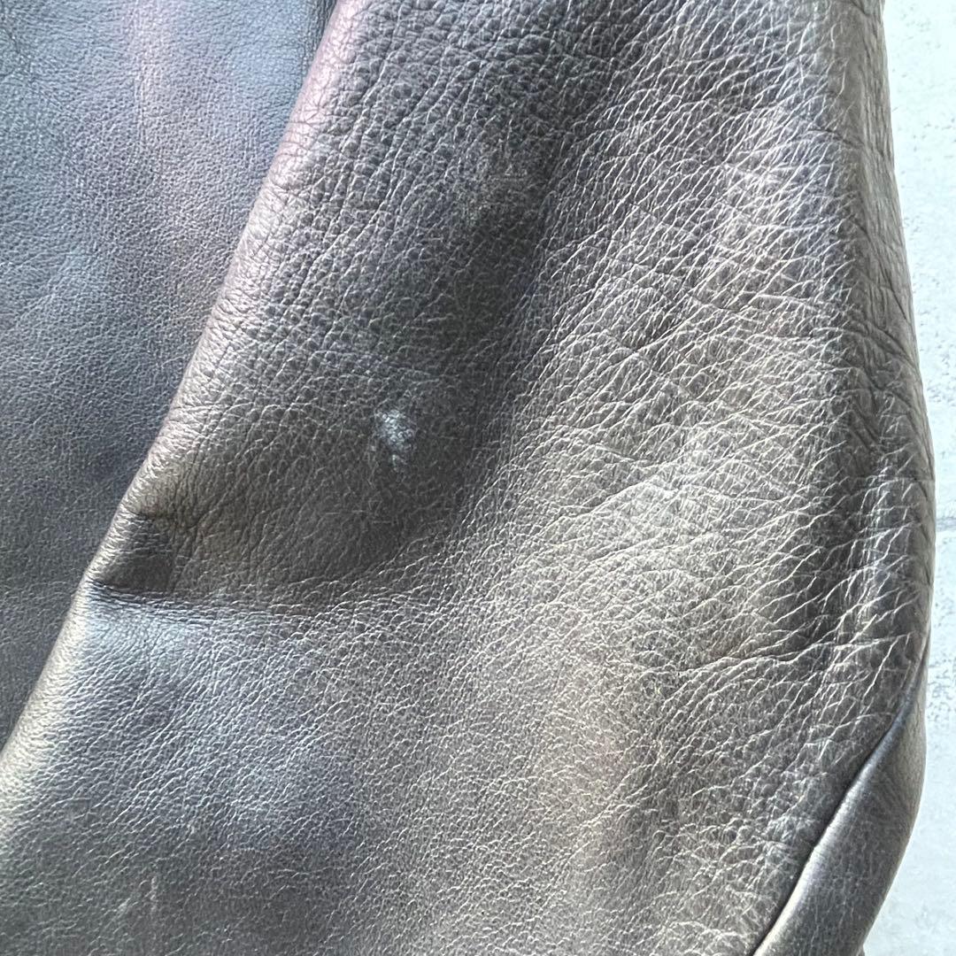 APC アーペーセー　フランス製　レザージャケット　シングルライダース　牛革