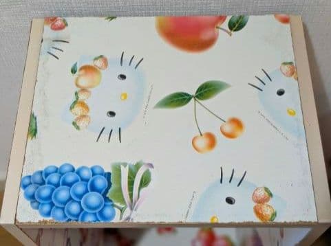 激レア！ハローキティ　フリーボックス　ロング　フルーツ柄　サンリオ　2002年