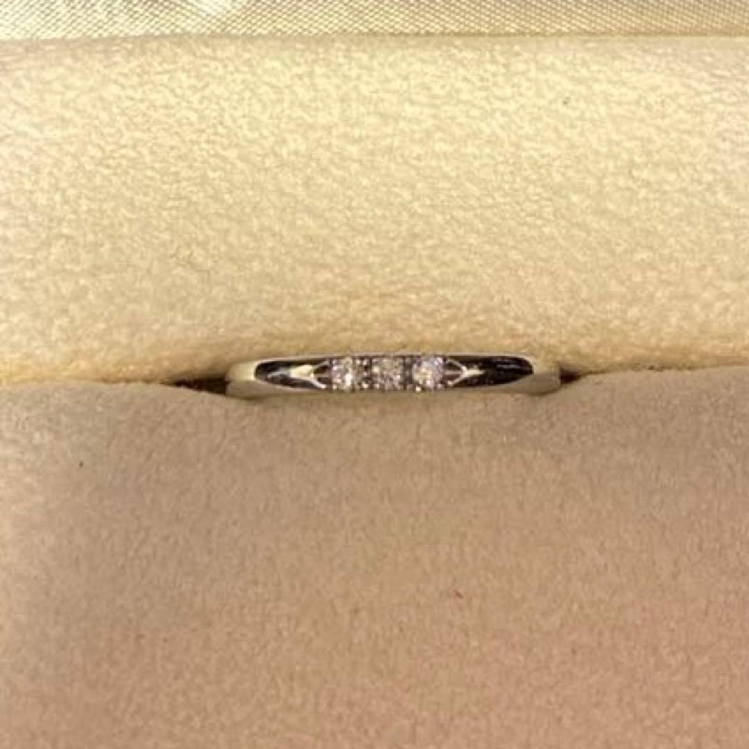 MIKIMOTO ミキモト　プラチナ　ダイヤモンド0.05ct 10.5号