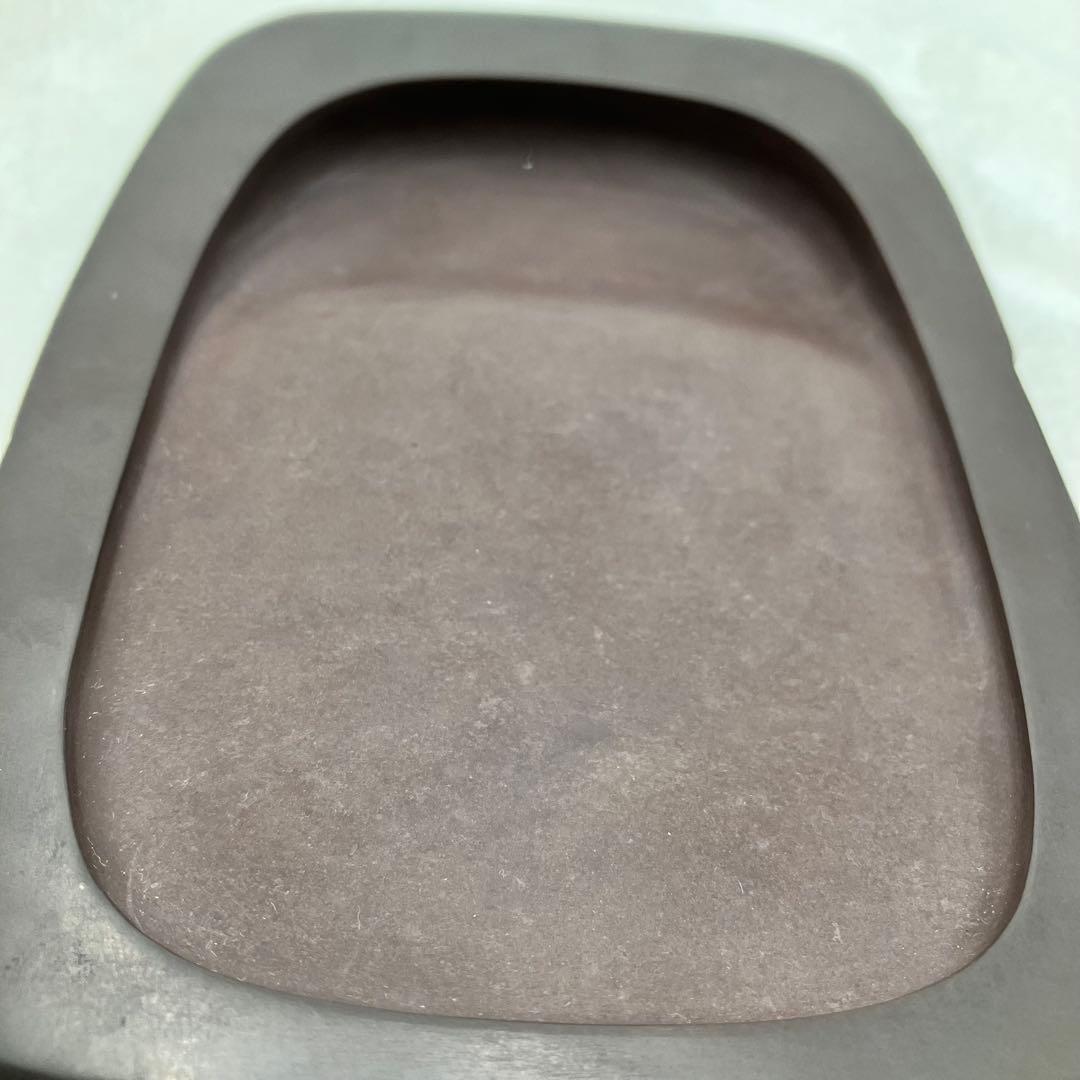 赤間硯　梅光照作　山口県赤間硯