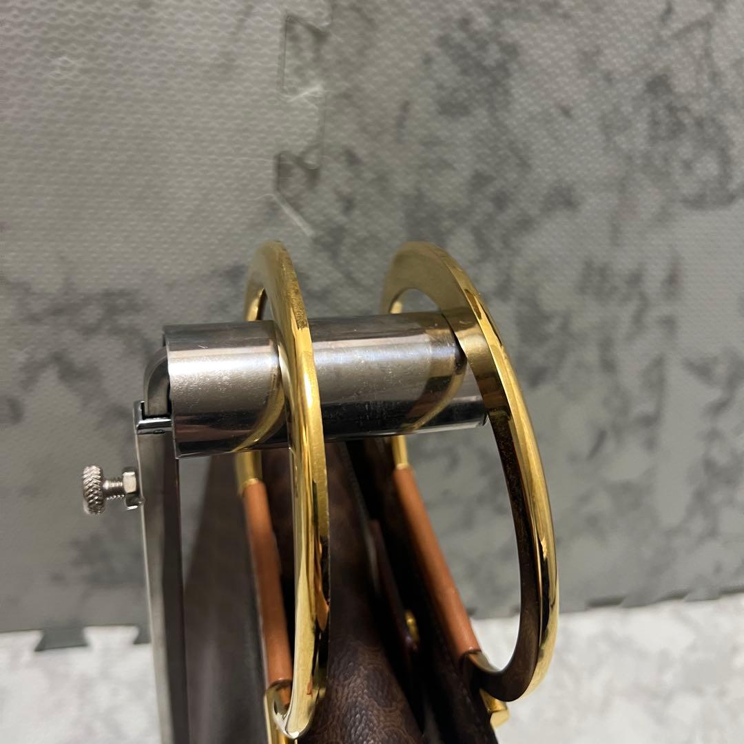 美品✨希少✨セリーヌ ガンチーニハンドル マカダム ハンドバッグ ビンテージ