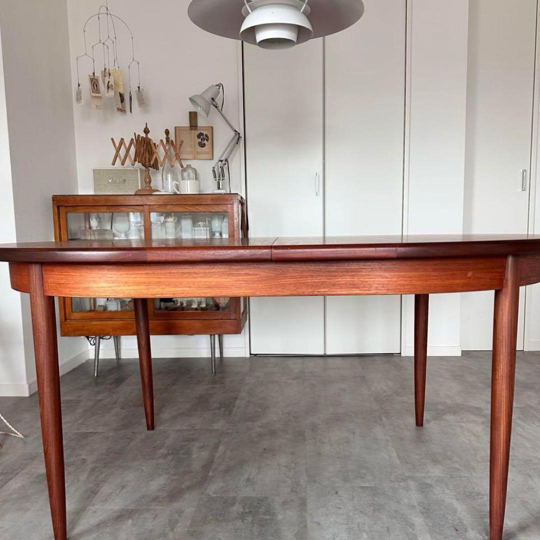 〈希少〉ジープラン(G-PLAN) /楕円形エクステンションテーブル