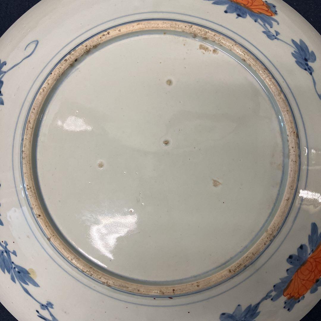 No.30011302 やきもの陶磁器　花鳥鳳凰文大皿