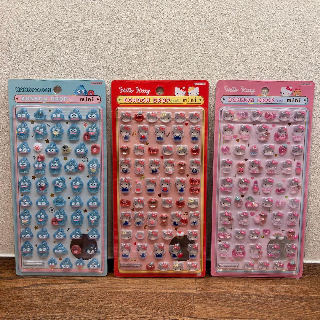 ボンボンドロップシールミニ mini サンリオ 5種セット 正規品