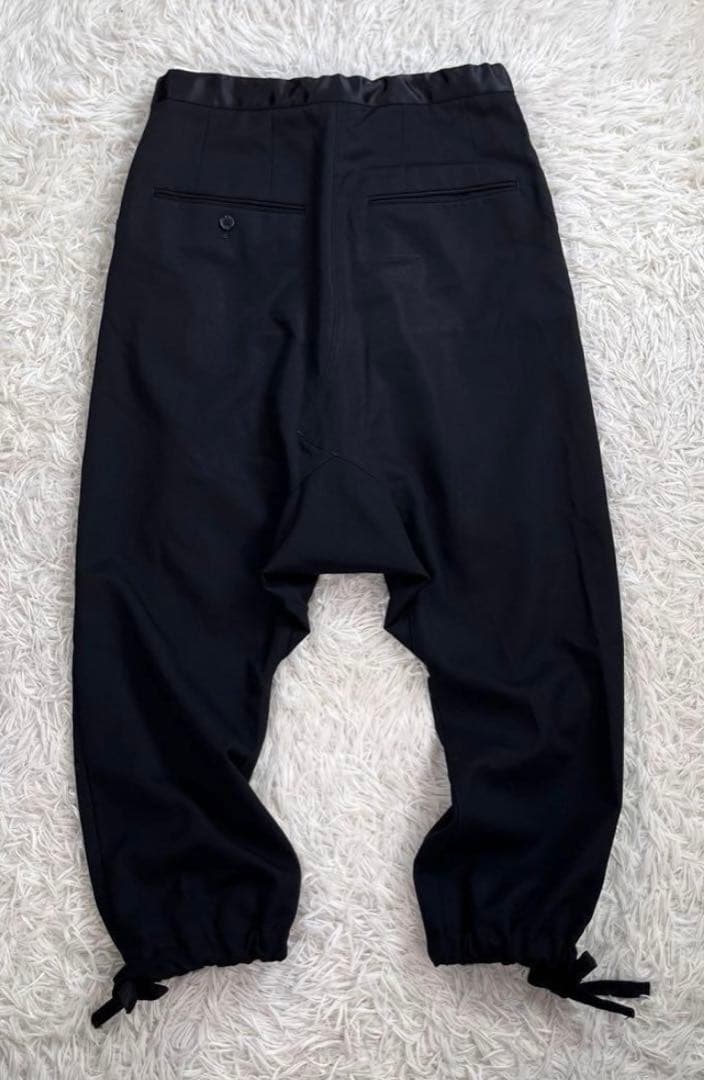 【値下げ】GANRYU コムデギャルソン　ウールギャバ サルエル パンツ