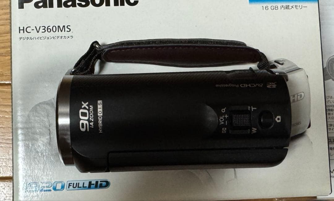 【美品】パナソニック HDビデオカメラ HC-V360MS ブラック