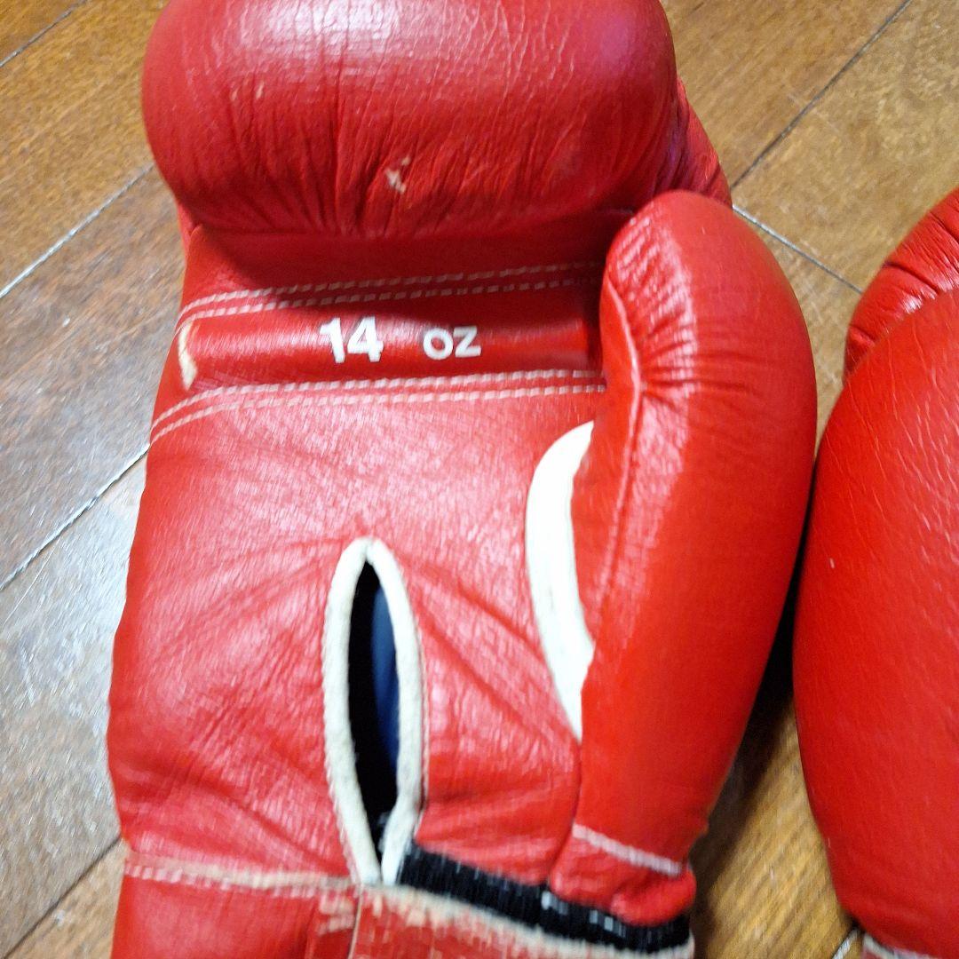 318 Winning ボクシンググローブ 赤 ソフトタイプ 14os