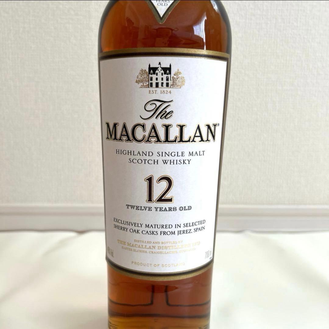 マッカラン　12年　旧ラベル　700ml 新品