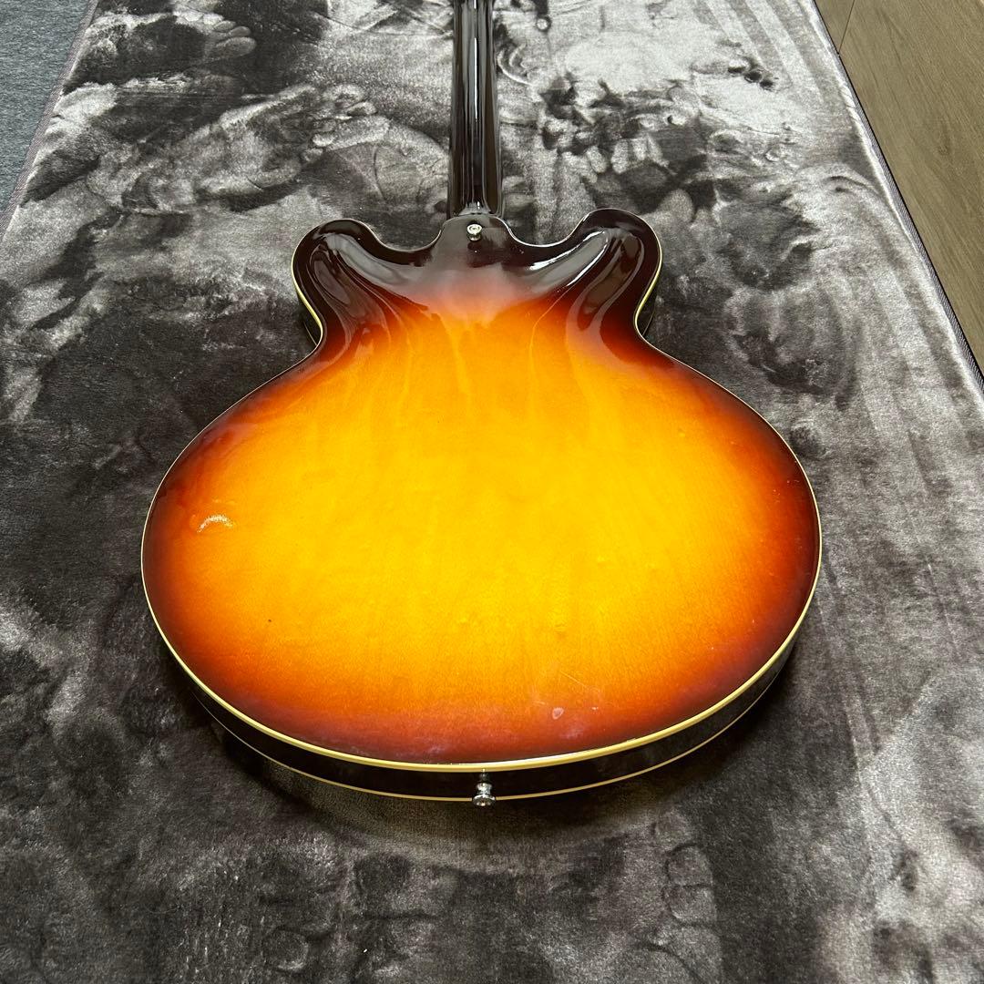 Burny エレキギター サンバースト　楽器 ソフトケース付き