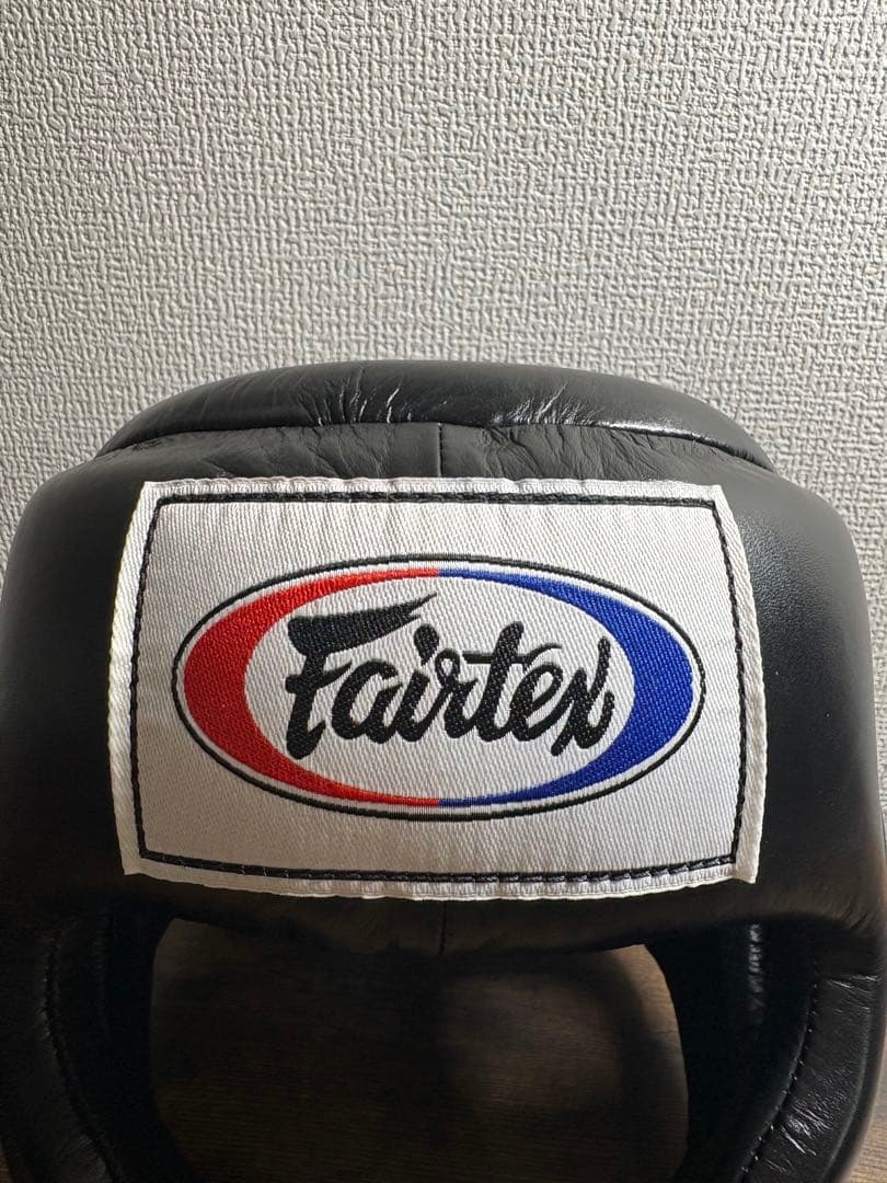 【未使用】Fairtex 黒 ヘッドギア Lサイズ
