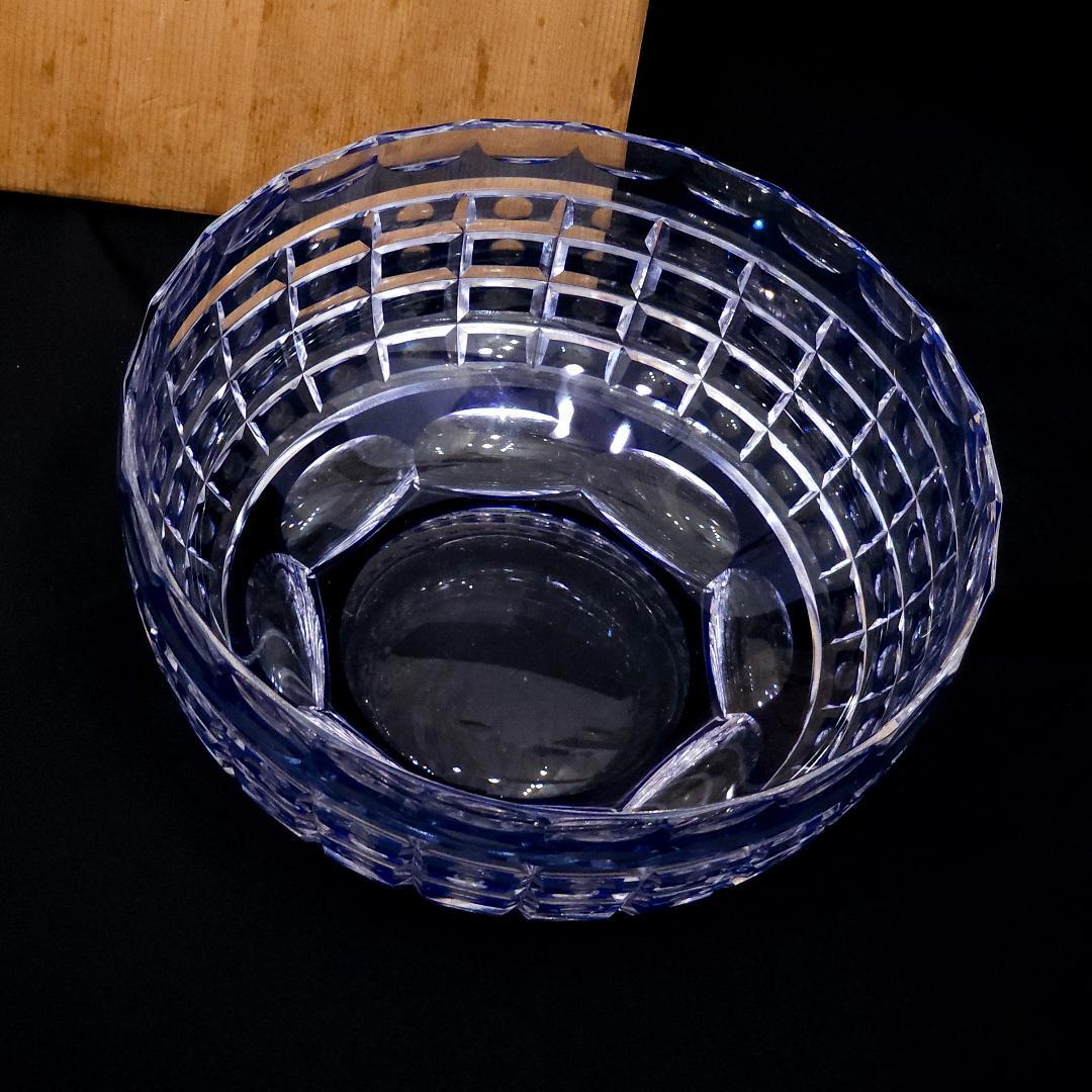 カガミクリスタル 瑠璃 盛鉢