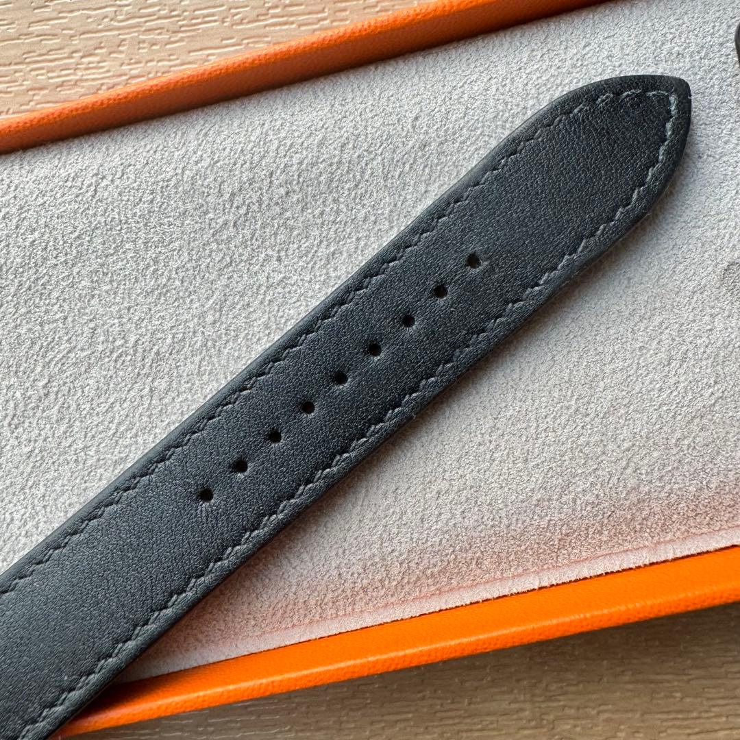 2271 Apple Watch エルメス　ブラック　ドゥブルトゥール　二重